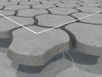 Cobblestone 8 Components for Texture-Baking Texture