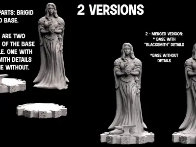 Brigid Goddess 3D print model