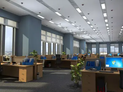 office modern 3D model