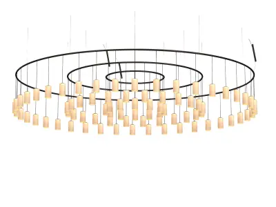 Cirio lobby Chandelier XL 3D model