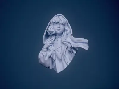 Perfect blue 3D print model