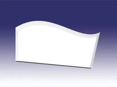 headstone wave dbl 3D model