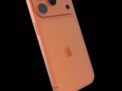 iPhone 17 Pro 3D Model - High Quality Realistic Render Low-poly 3D model