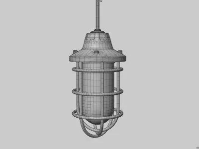 Rusty Lamp 3D model