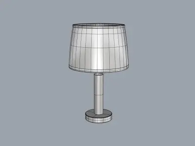 Bed Side Lamp 002 Low-poly 3D model