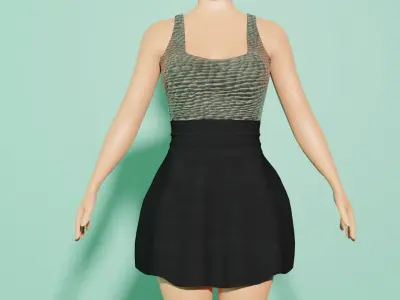 Summer Dress 3D model