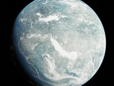 Planet Mid-gard 12K 3D model