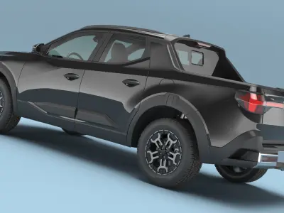  Compact Vehicle Utility Pickup Black 