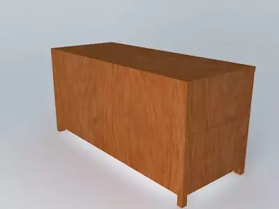 Glass door cabinet Free 3D model