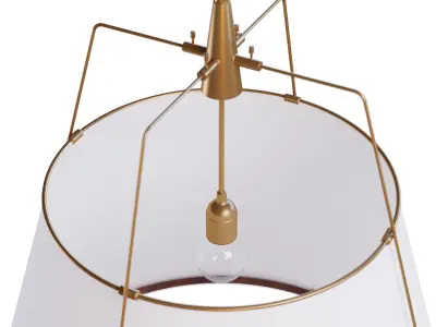 Conical Drum Pendant 3D model