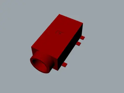 ear jack 3D Model  3D print model