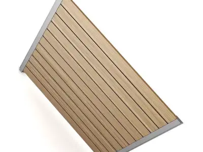 Wooden Fence 3D model