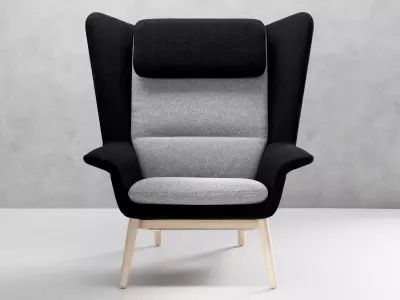 Hamilton Armchair 3D model