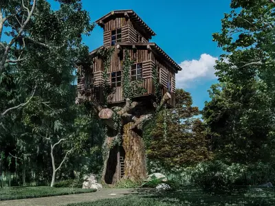 Tree House  3D model