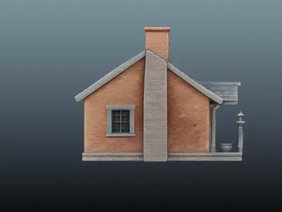 Stone house EM-13 3D model