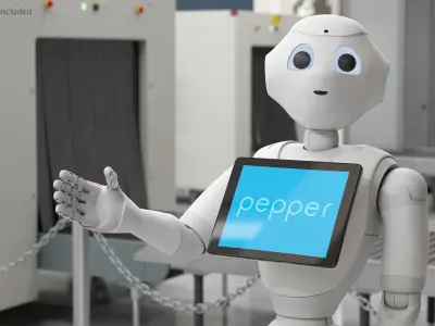 Information Display Pepper Robot 3D model
