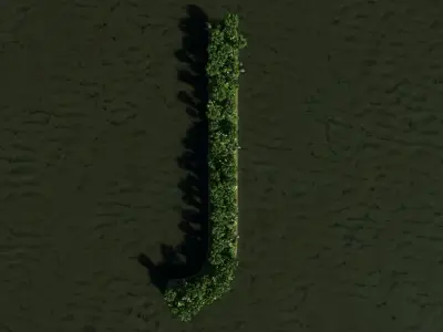 J Alphabet Island 3D model