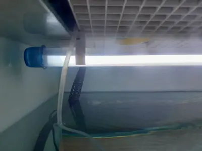 Aquarium Light Tube Holder 3D print model