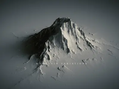 Mountains mountain 3D model
