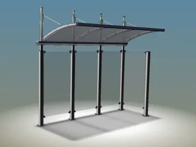 Bus stop Free 3D model get