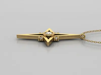 Pendant P072 3D Print Model 3D print model