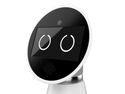 Mykie Robot White 3D model