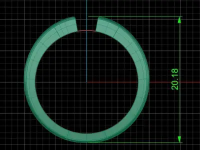 Jewelry ring 456 3D print model