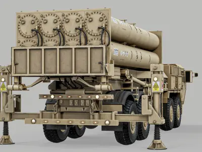 THAAD Complex US Mobile Anti-Ballistic Missile System PBR 