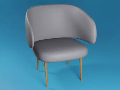 SOFA CHAIR Low-poly 3D model buy