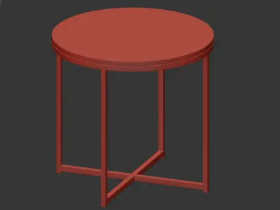 table Cross 3D model