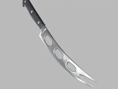 Cheese Knife Low-poly 3D model