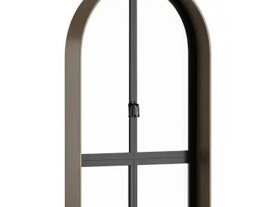 Modern Arched Windows Set 3D model