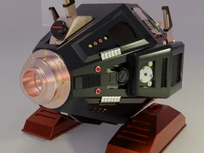 StarTrek Exocomp fan art 3D model