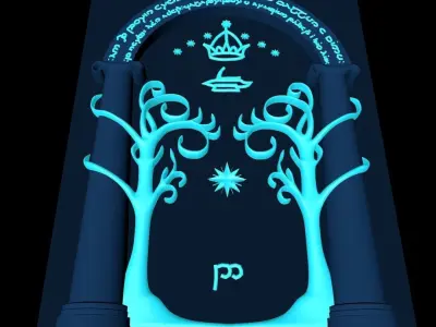 Doors of Durin 3D print model