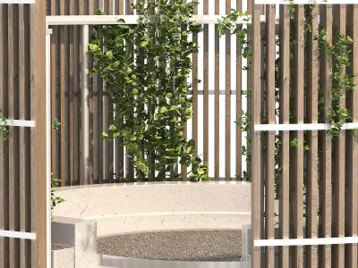 Wooden Garden Pod 3D model