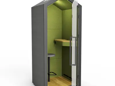 Treehouse Acoustic Booth 3D model