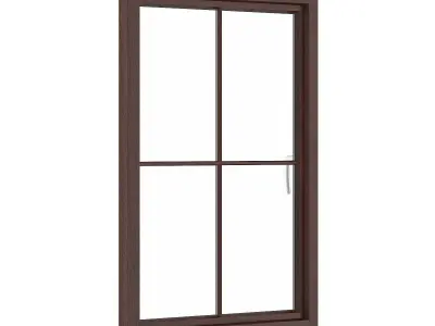 Wooden Window 10 3D model