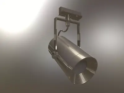 Euro Spot LED czarny 1f Light Fixture Free 3D model