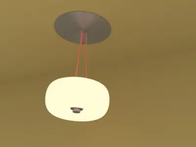 Ceiling lamp 3D model 5