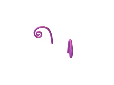 Butterfly Headgear v2 001 Low-poly 3D model