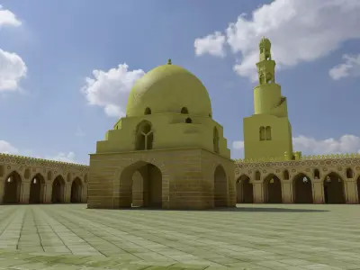 Ibnu tulun Mosque 3D model