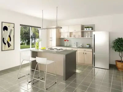 Kitchen 02 3D model