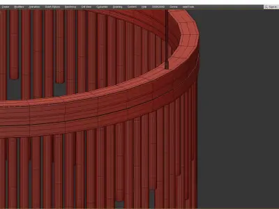 Coliseum Black Low-poly 3D model