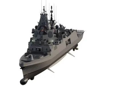 ISRAEL NAVY DESTROYER 3D model