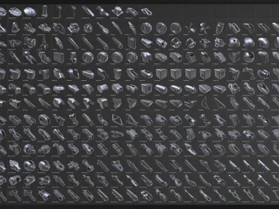 HardSurface Kitbash Vol 1 3D model