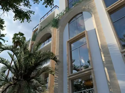 3D Exterior Facade Eastern Province Dammam KSA 3D model