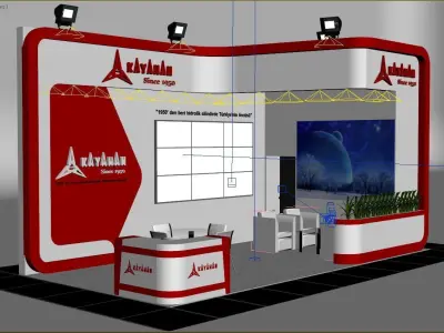 Kayahan Size 4 m x 8 m  Height 350 cm 3D model