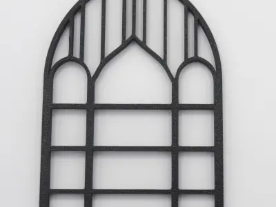 miniature Window Gothic inspired 1 3D print model