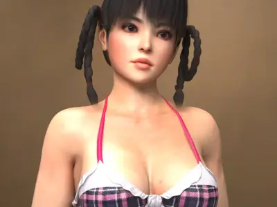 Layla Character and Bikini for Genesis 9 3D model