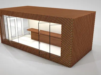 Pop-Up Store 3D model